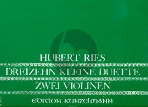 Ries 13 kleine Duette (aus Violinschule)