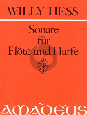 Hess Sonate Op.129 Flote und Harfe