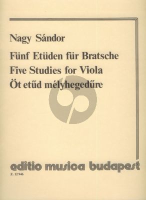 Nagy 5 Studies Viola