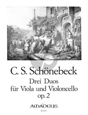 Schonebeck 3 Duos Op.2 Viola-Violoncello (Stimmen) (Ulrich Druner)