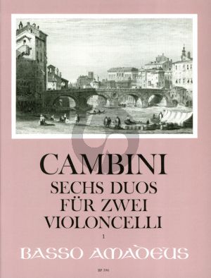Cambini 6 Duos Op.49 fur 2 Violoncellos (Herausgegeben von Bernhard Pauler)