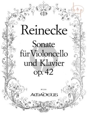 Sonate No.1 Op.42 a-moll fur Violoncello und Klavier