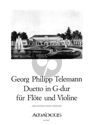 Telemann Duetto G-dur TWV 40:111(aus "Der getreue Music=Meister") Flöte[Altblfl.]-Violine (Hermien Teske)