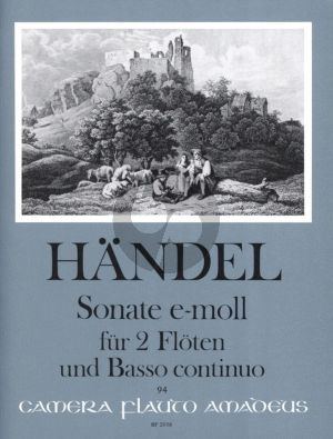 Handel  Triosonate e-moll HWV 395 for 2 Flutes and Bc (Edited by Bernhatd Pauler - Continuo by Willy Hess)