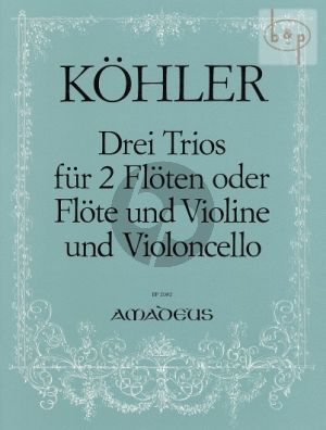 3 Trios Op.86 (Trio No.1 and 3 2 Fl.-Vc.) (Trio No.2 Fl.-Vi.-Vc)