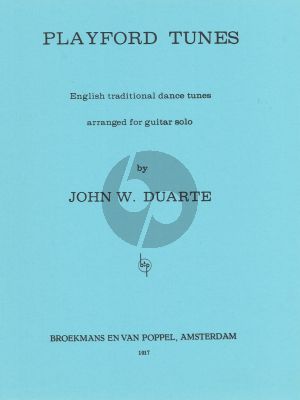 Duarte Playford Tunes for Guitar Solo