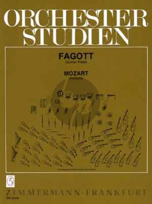 Mozart Orchesterstudien Konzerte Fagott (Günther Piesk)