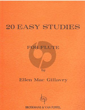 MacGillavry 20 Easy Studies for Flute