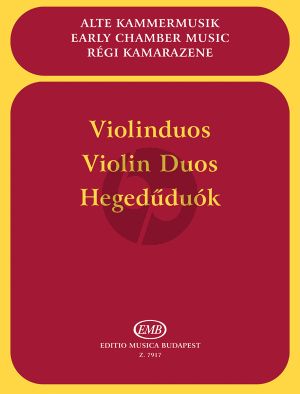 Album Violin Duos fir 2 Violins Easy Level (edited by Pejtsik and Szasz)