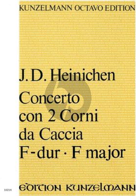 Heinichen Concerto F-dur 2 Hörner-Streicher und Bc (Partitur) (Kurt Janetzky)