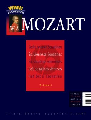 Mozart 6 Viennese Sonatinas for Piano (edited by Peter Solymos)
