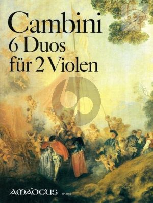 Cambini 6 Konzertante Duos 2 Viola's (Parts) (Bernhard Pauler)