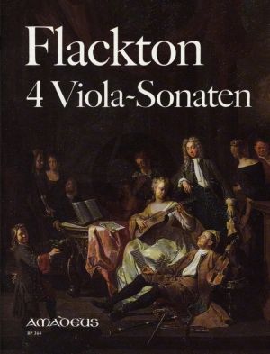 Flackton 4 Sonatas Op.2 for Viola and Piano (edited by Bernhard Pauler) (Continuo by Willy Hess)