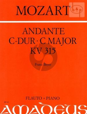 Andante C-dur KV 315 Flöte-Klavier