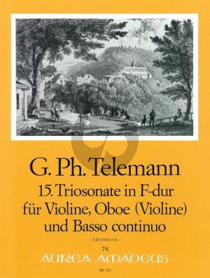 Telemann Trio Sonata F-major TWV 42:F13 Violin-Oboe[Vi.]-Bc