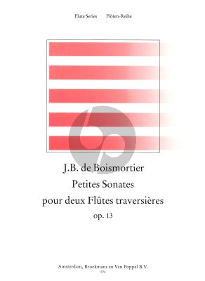 12 Petites Sonatas Op.13 2 Flutes (edited by Jane Bowers)