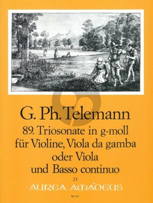 Telemann Trio Sonata g-minor TWV 42:g11 Violin-Viola da Gamba[Va.]-Bc)