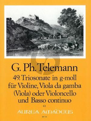 Trio Sonata g-minor TWV 42:g1 Violin-Viola da Gamba[Vc.]-Bc)
