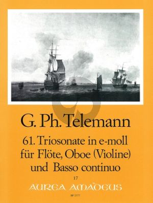 Teleman Trio Sonata e-minor TWV 42:e9 Flute-Oboe[Vi.]-Bc
