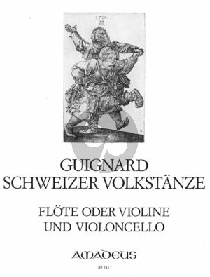 Guignard 9 Schweizer Volkstänze Flöte (Violine)-Violoncello