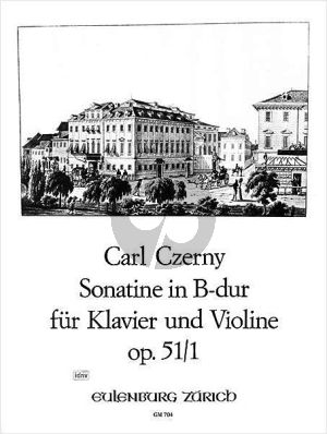 Czerny Sonatine B-dur Op.51 No.1 Violine-Klavier