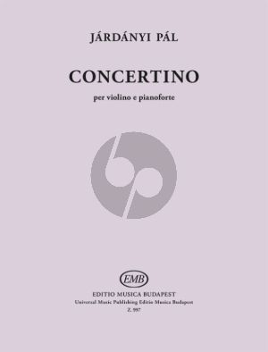 Jardanyi Concertino for Violin (1st.Position) and Piano