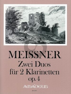 Meissner 2 Konzertante Duos Op. 4 2 Klarinetten (Stimmen) (Bernhard Pauler)