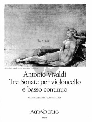 Vivaldi 3 Sonaten No. 7 - 9 (RV 42 - 44 - 39) Violoncello und Bc (Walter Kolneder und Claude Starck)