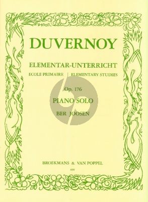 Duvernoy 25 Elementary Studies Op.176 Piano (Ber Joosen)