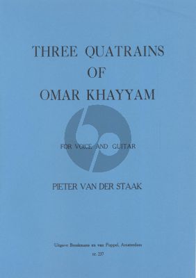 Staak 3 Quatrains of Omar Khayam Voice-Guitar