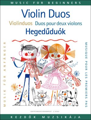 Akbum Violin Duets for Beginners for 2 Violins (Edited by Lajos Vigh)