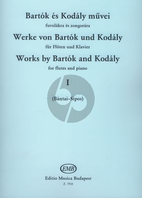 Bartok Kodaly Works for Flutes-Piano Vol.1