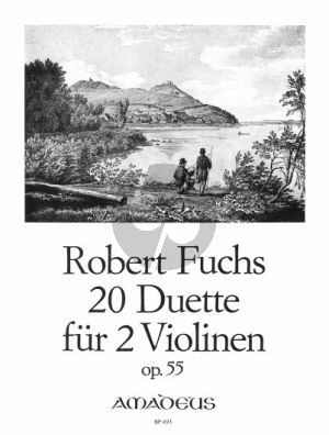 Fuchs 20 Duette Op.55 2 Violinen (Spielpartitur) (Bernhard Pauler)