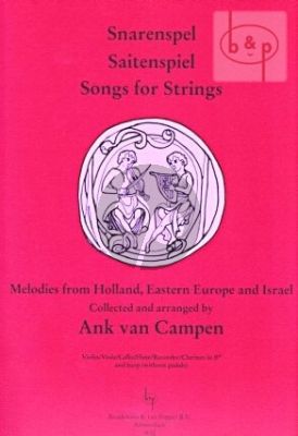 Campen Songs for Strings (Snarenspel/Saitenspiel) Harp[without pedals] with Instruments) (Recorder/Flute/Vi./Va./Vc./ Clar.[Bb]) (Score/Parts)