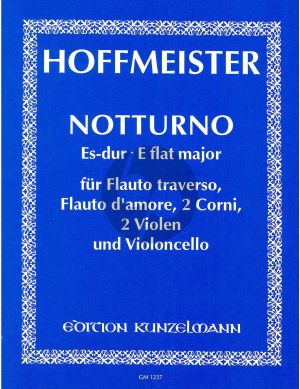 Notturno Es-Dur Flöte-Flöte-d'amore-2 Hörner-2 Violen-Violoncello