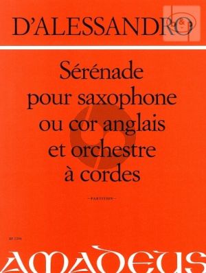 Serenade (Rondeau) Op.12 (Alto Sax.[Cor Angl.]- String Orch.)