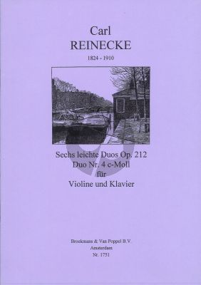 Reinecke 6 Leichte Duos Op.212 No.4 C-Minor Violine - Klavier