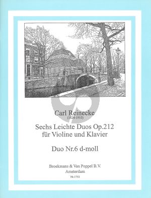 Reinecke 6 Leichte Duos Op.212 No.6 D-Minor Violine - Klavier