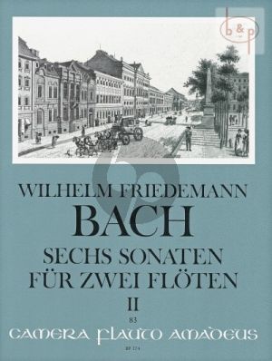 Bach 6 Sonaten (Duette) Vol.2 (No.4 - 6) 2 Flöten (Parts) (Oskar Peter)