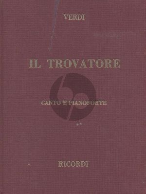 Verdi Il Trovatore Vocal Score (it.) (Hardcover)