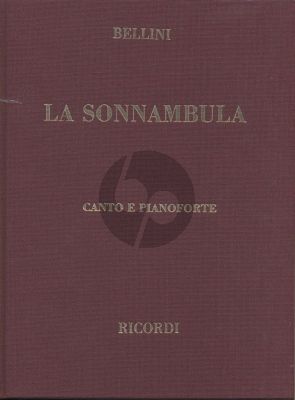 Bellini La Sonnambula Vocalscore Bound (Bound)