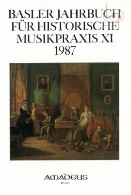 Jahrbuch fur Historische Musikpraxis Vol.11: 1987