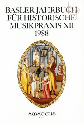 Jahrbuch fur Historische Musikpraxis Vol.12: 1988