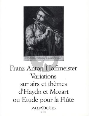 Hoffmeister Variations sur airs et themes d'Haydn et Mozart pour Flute Seule (Rien de Reede)