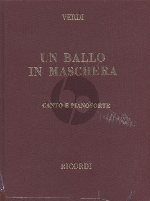 Un Ballo in Maschera Vocal Score (it.