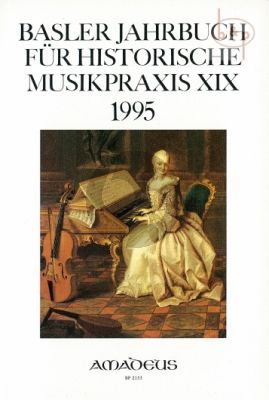 Jahrbuch fur Historische Musikpraxis Vol.19: 1995