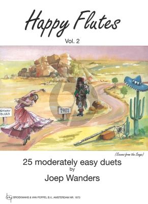 Wanders Happy Flutes Vol.2 (25 Moderately Easy Duets) (Grade 2 - 3)