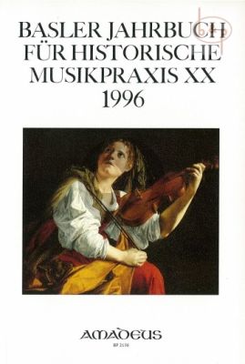 Jahrbuch fur Historische Musikpraxis Vol.20: 1996