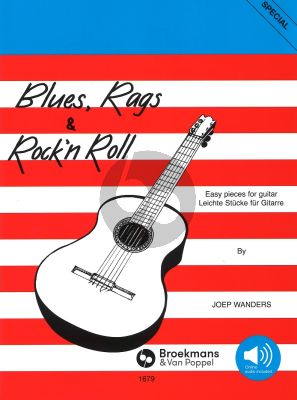 Wanders Blues Rags & Rock 'n' Roll for Guitar (Easy Pieces) (Grade 1 - 2)