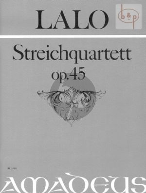 Quartet E-flat major Op.45 (revision of the Quartet Op.19
